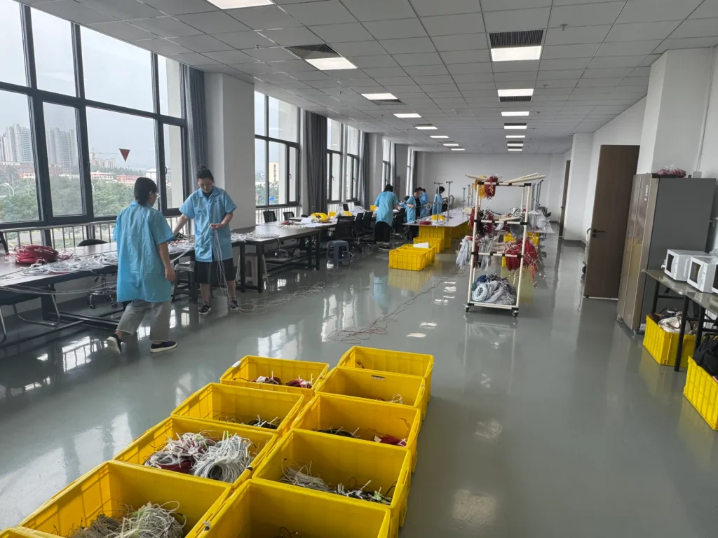 automotive wire harness factory workshop