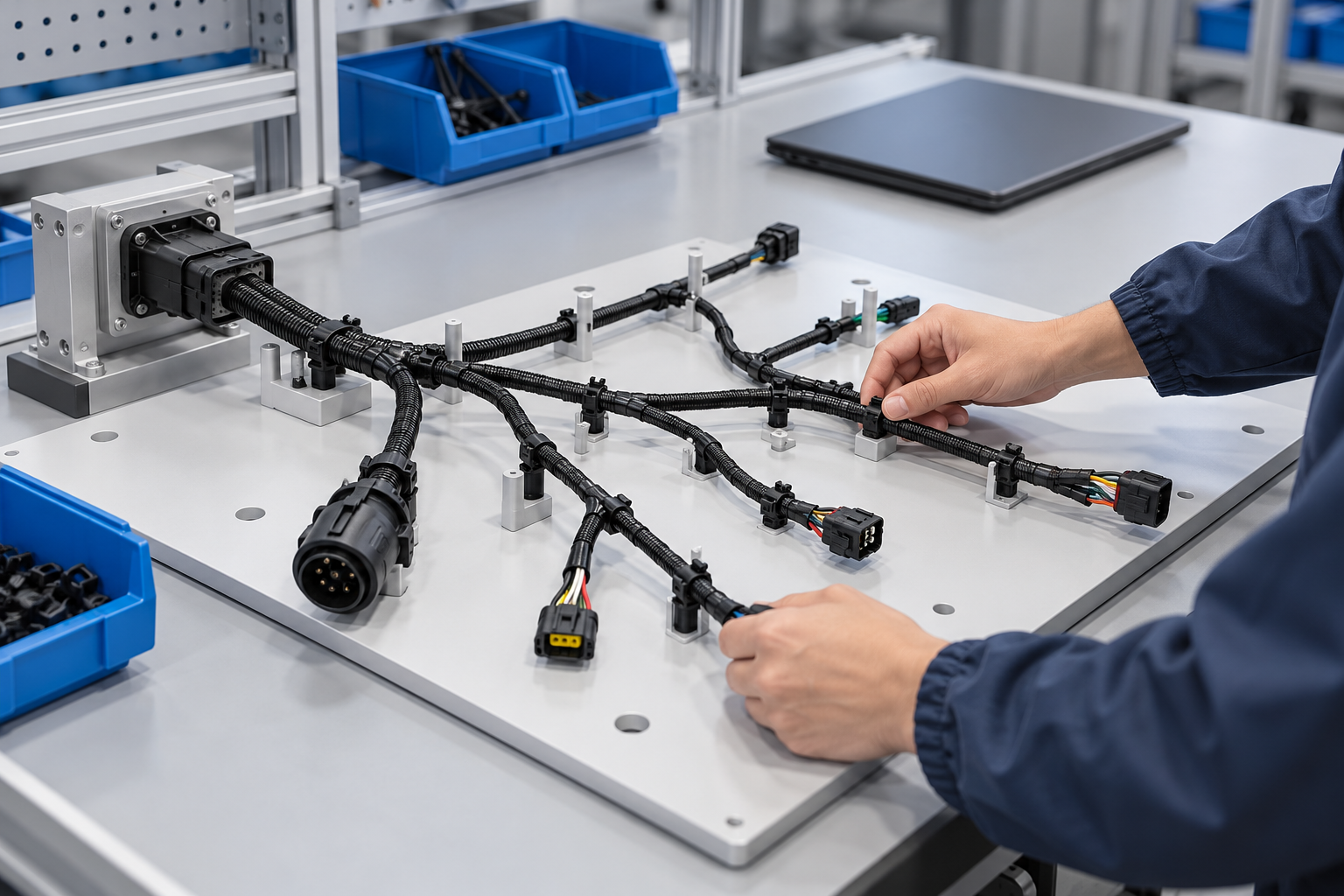 Multi-purpose trailer wiring harness