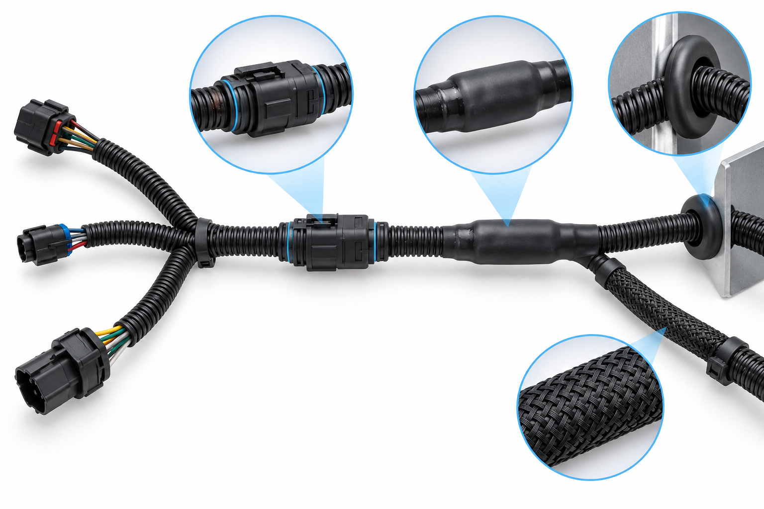 Multi-purpose trailer wiring harness