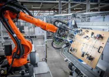 Automated production line wiring harnesses