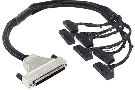 Servo motor control wiring harness